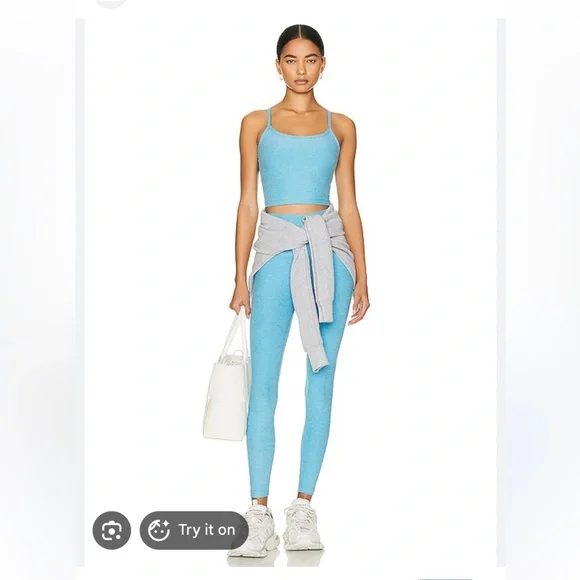 Beyond Yoga Skim Racerback crop tank xs - Picture 8 of 9